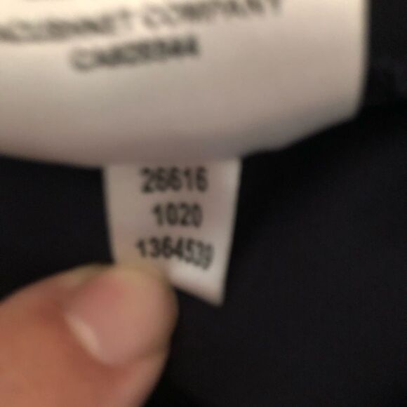 FootJoy FJ Golf Solid Pique Short Sleeve Navy Blue Polo Shirt Sz Large Bird Logo - Picture 6 of 10